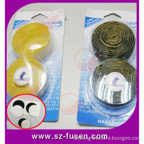 Adhesive Circle Velcro/ Adhesive Velcro Dots in Custom Packing